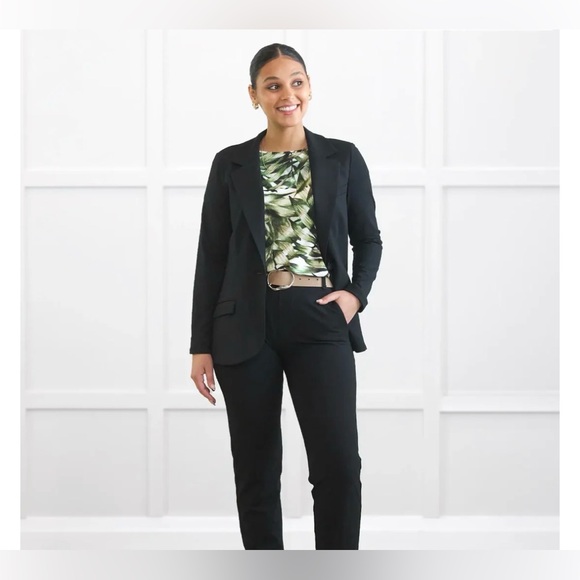 Miik Jackets & Blazers - NWT Miik Siena Black Single Button Rayon From Bamboo Blazer